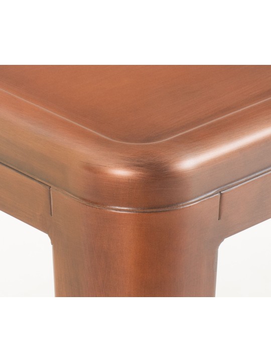 Lot de 2 tabourets de bar Joshua, cuivre