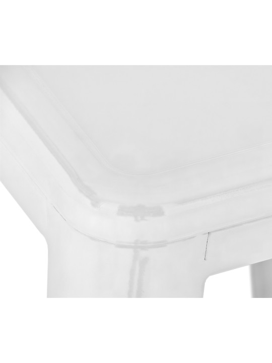 Lot de 2 tabourets de bar Joshua, blanc