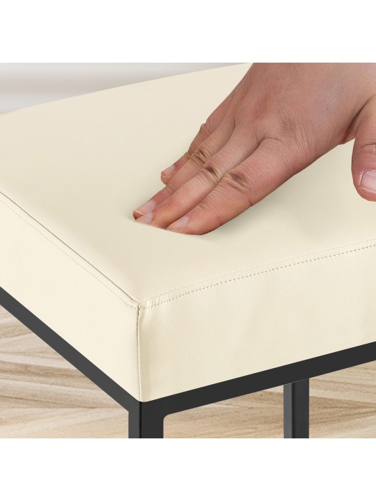 Tabouret de bar Montréal B85, crème