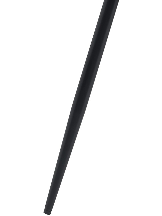 Chaise visiteur Enid tissu, noyer/crème