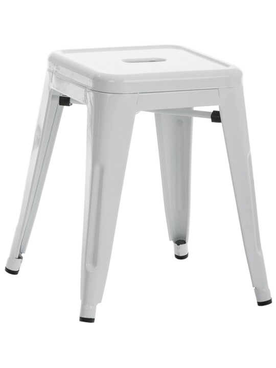 Tabouret Armin, blanc