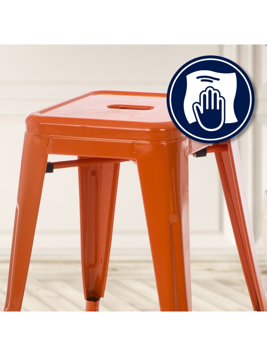 Tabouret Armin, orange
