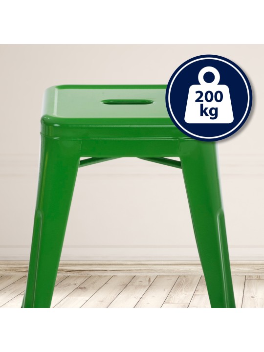 Tabouret Armin, vert