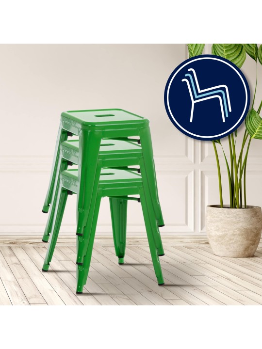 Tabouret Armin, vert
