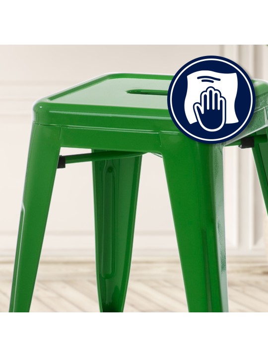 Tabouret Armin, vert