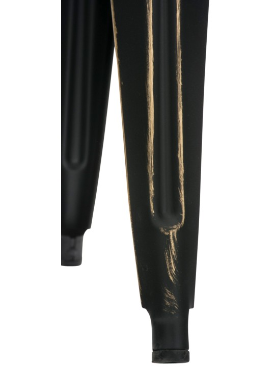 Tabouret Armin antique, noir-or Tabouret Armin antique, noir-or