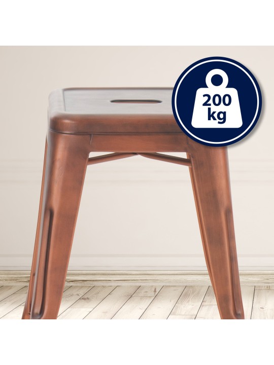 Tabouret Armin, cuivre Tabouret Armin, cuivre