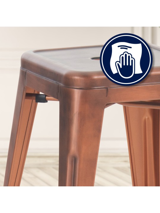 Tabouret Armin, cuivre Tabouret Armin, cuivre