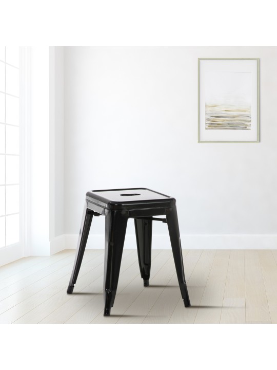 Tabouret Armin, noir