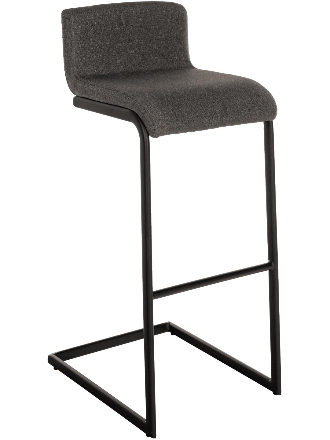 Tabouret de bar Newport tissu B, gris foncé
