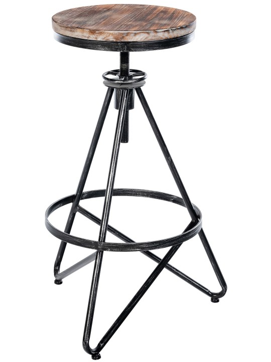 Tabouret de bar Karla, argent Tabouret de bar Karla, argent