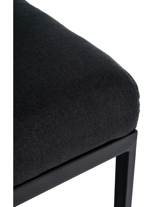 Tabouret de bar Hopewell tissu B, gris foncé