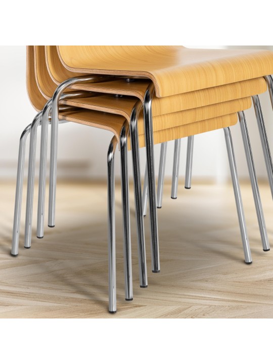 Chaise visiteur Gahanna, naturel