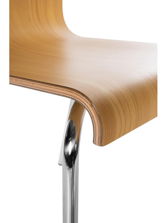 Chaise visiteur Gahanna, naturel