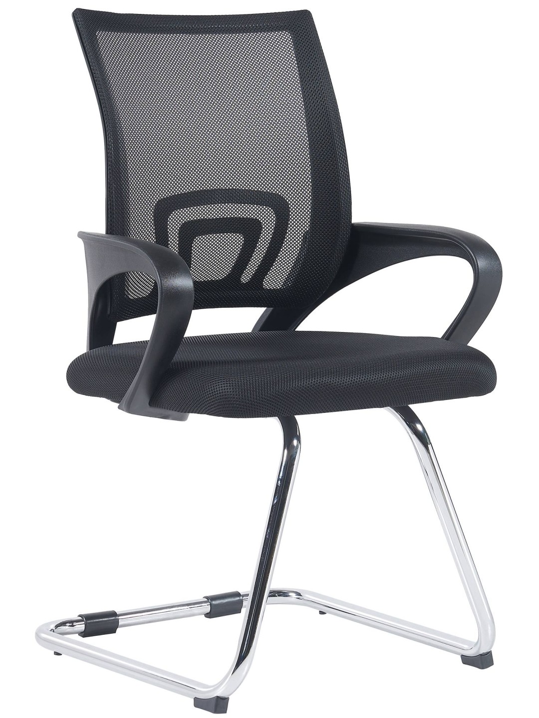 Chaise visiteur Eureka, noir