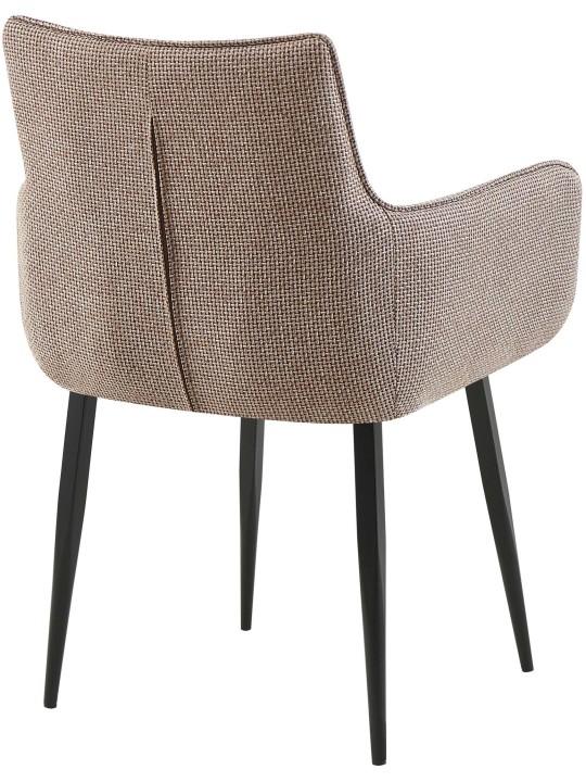 Chaise Tirana tissu, terre brune Chaise Tirana tissu, terre brune