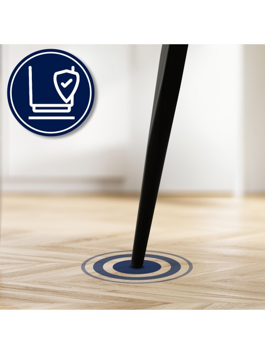 Chaise Tirana tissu, terre brune Chaise Tirana tissu, terre brune