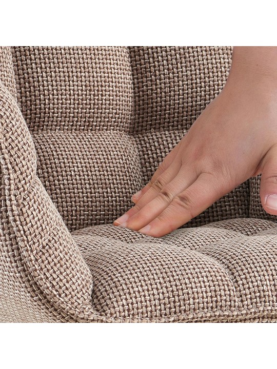 Chaise Tirana tissu, terre brune Chaise Tirana tissu, terre brune