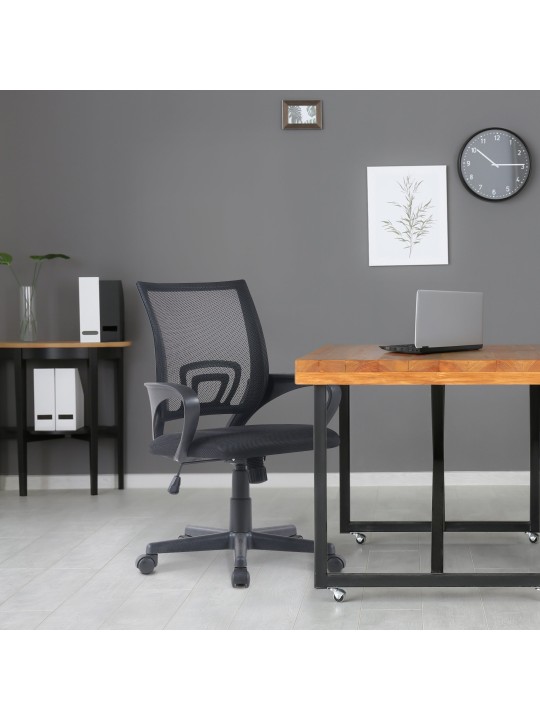 Chaise de bureau Genius, noir