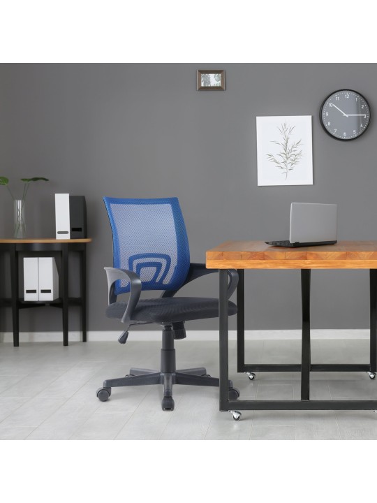 Chaise de bureau Genius, bleu