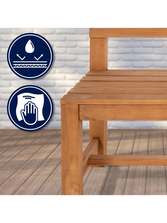 Banc en teck Augusta 240 cm, teck