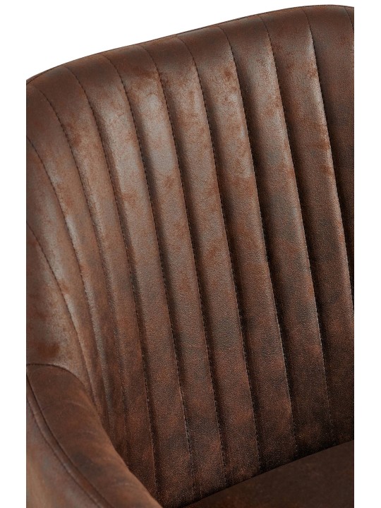 Chaise de salle à manger Welby Vintage, brun foncé