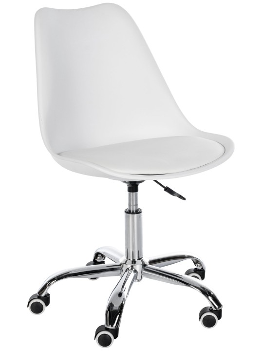Tabouret de travail Laflin, blanc