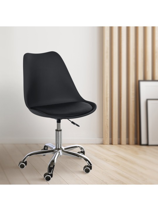 Tabouret de travail Laflin, noir