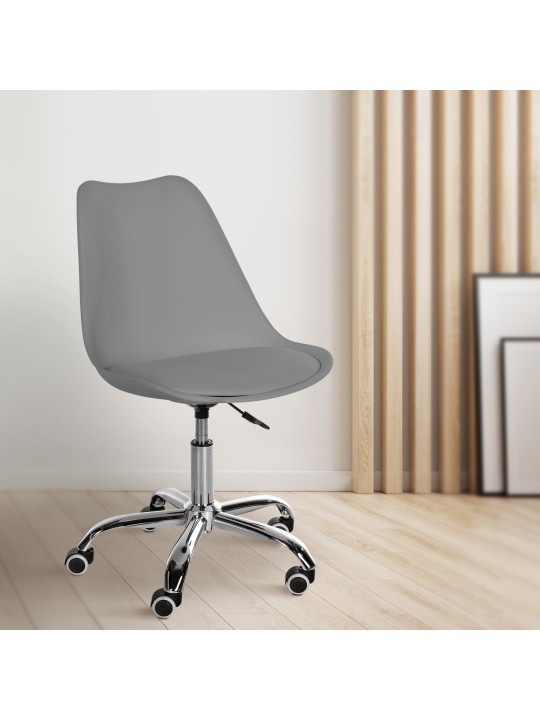 Tabouret de travail Laflin, gris