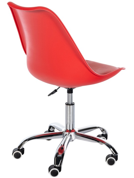 Tabouret de travail Laflin, rouge