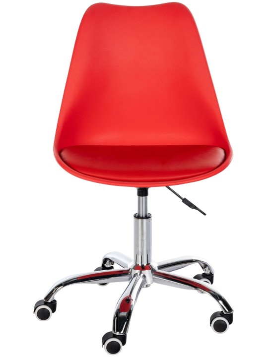 Tabouret de travail Laflin, rouge