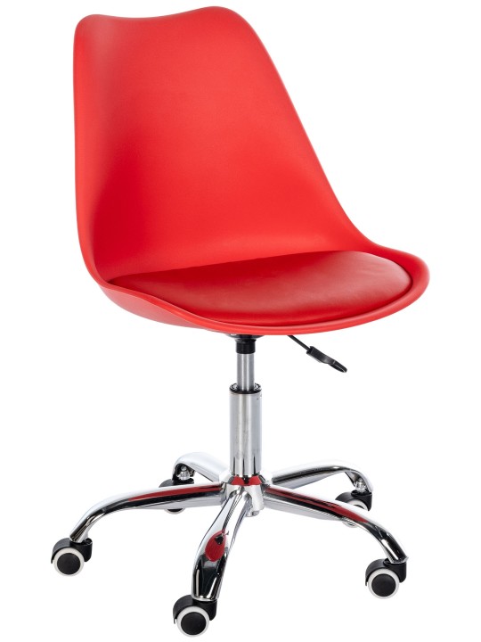 Tabouret de travail Laflin, rouge