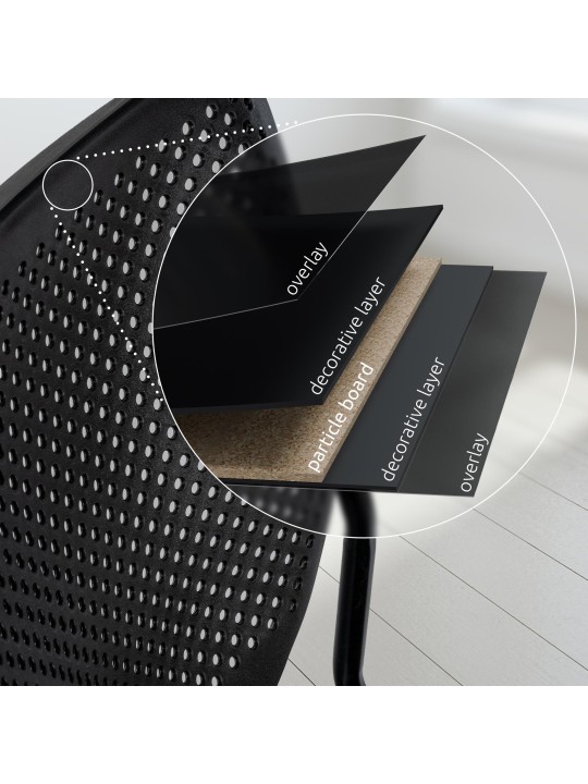 Chaise Kaber, noir/noir Chaise Kaber, noir/noir