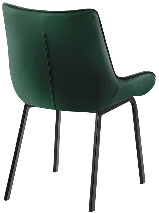 Chaise Saranda velours, vert