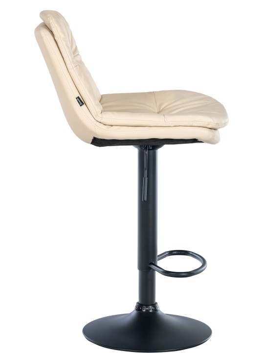 Tabouret de bar Laurel simili cuir, crème Tabouret de bar Laurel simili cuir, crème