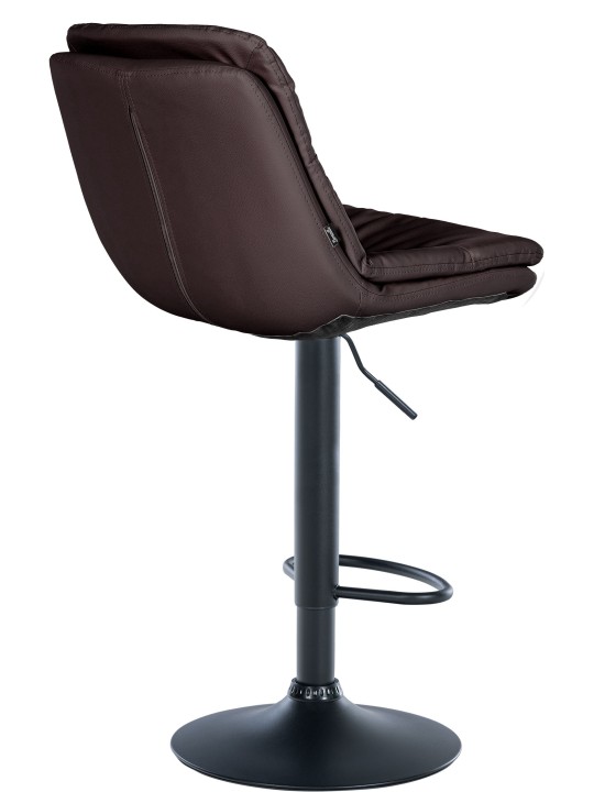 Tabouret de bar Laurel simili cuir, brun Tabouret de bar Laurel simili cuir, brun