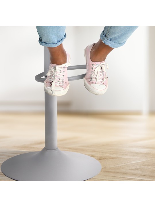 Ensemble de 4 tabourets de bar Aveiro, gris