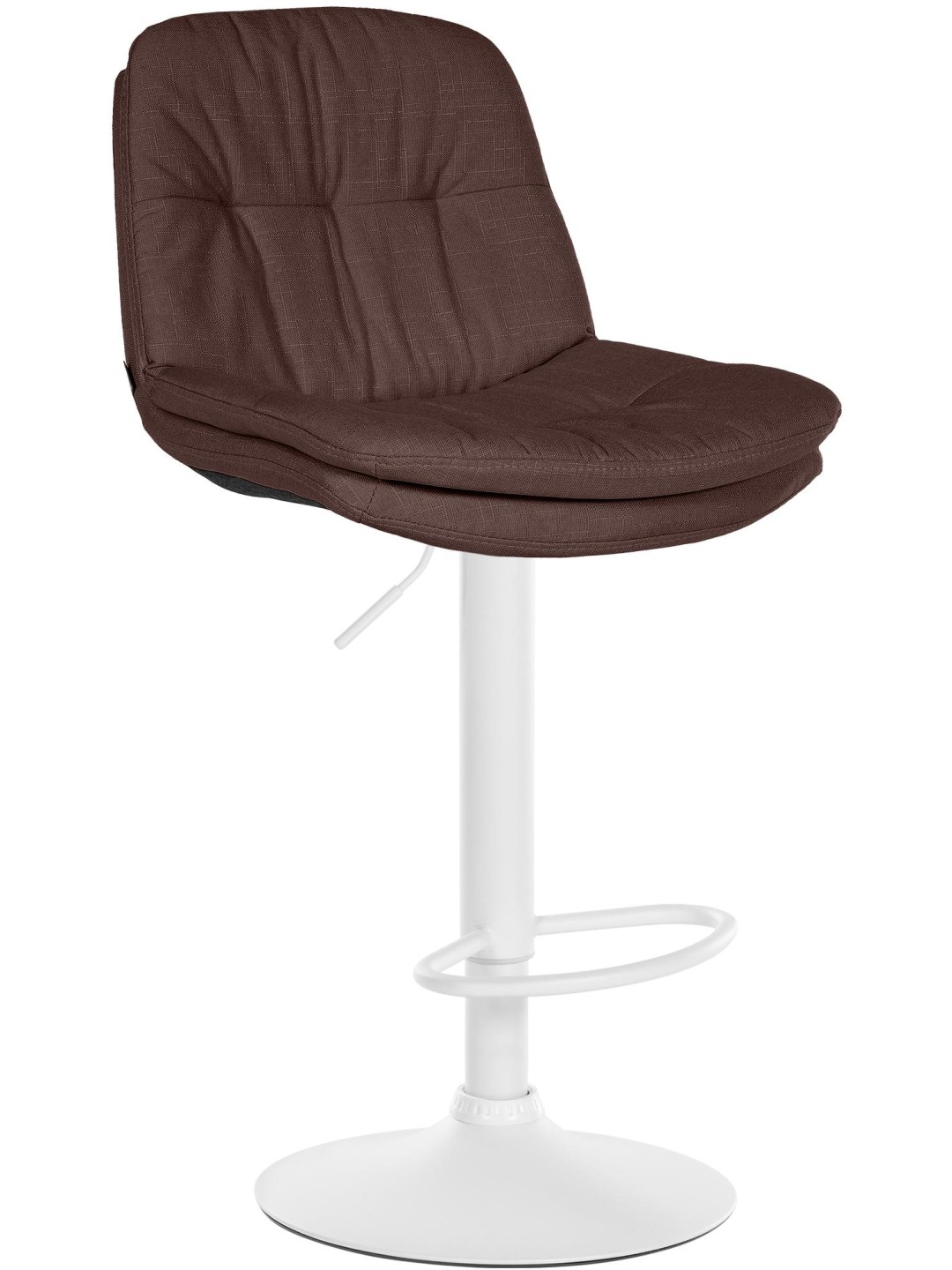 Tabouret de bar Laurel tissu, brun