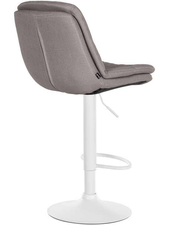 Tabouret de bar Laurel tissu, gris Tabouret de bar Laurel tissu, gris