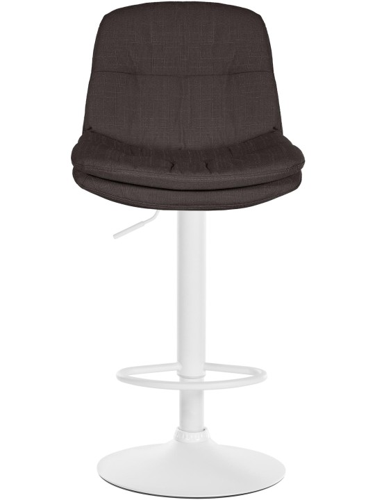 Tabouret de bar Laurel tissu, gris foncé