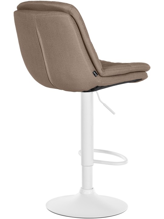 Tabouret de bar Laurel tissu, taupe