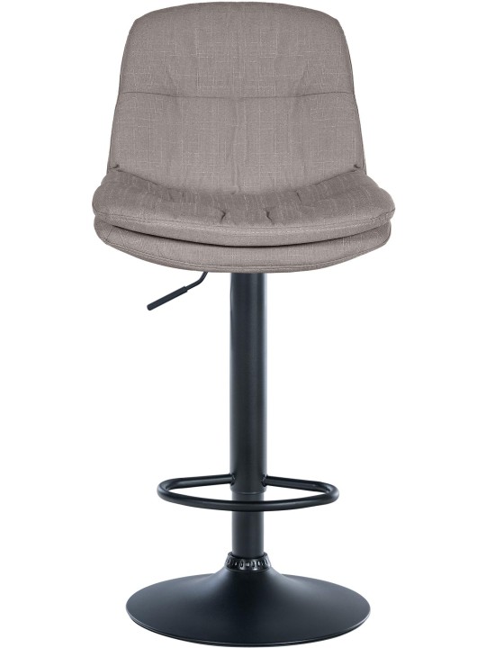 Tabouret de bar Laurel tissu, gris