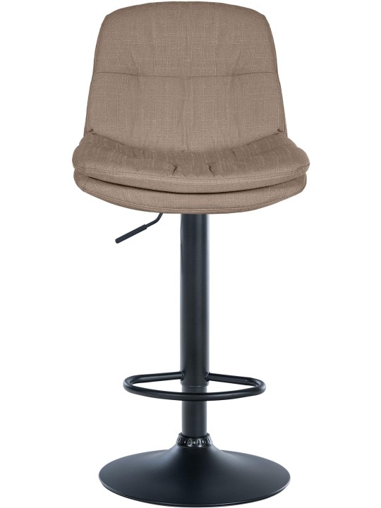 Tabouret de bar Laurel tissu, taupe