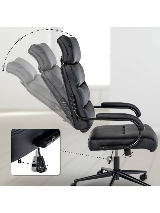 Chaise de bureau Campo, noir/noir Chaise de bureau Campo, noir/noir