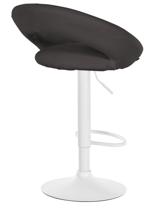 Tabouret de bar Olinda tissu, gris foncé Tabouret de bar Olinda tissu, gris foncé