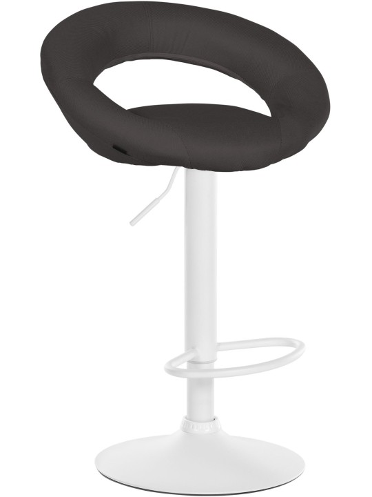 Tabouret de bar Olinda tissu, gris foncé Tabouret de bar Olinda tissu, gris foncé