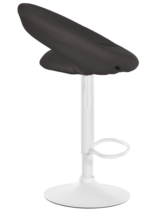 Tabouret de bar Olinda tissu, gris foncé Tabouret de bar Olinda tissu, gris foncé