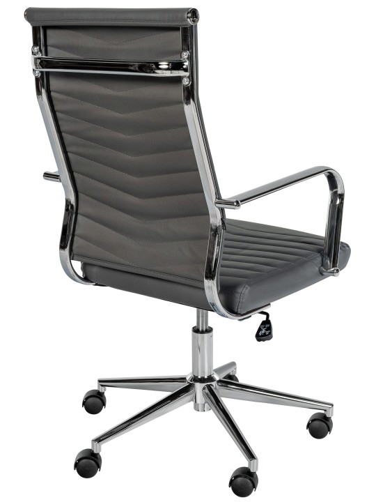 Chaise de bureau Canby simili cuir, gris Chaise de bureau Canby simili cuir, gris