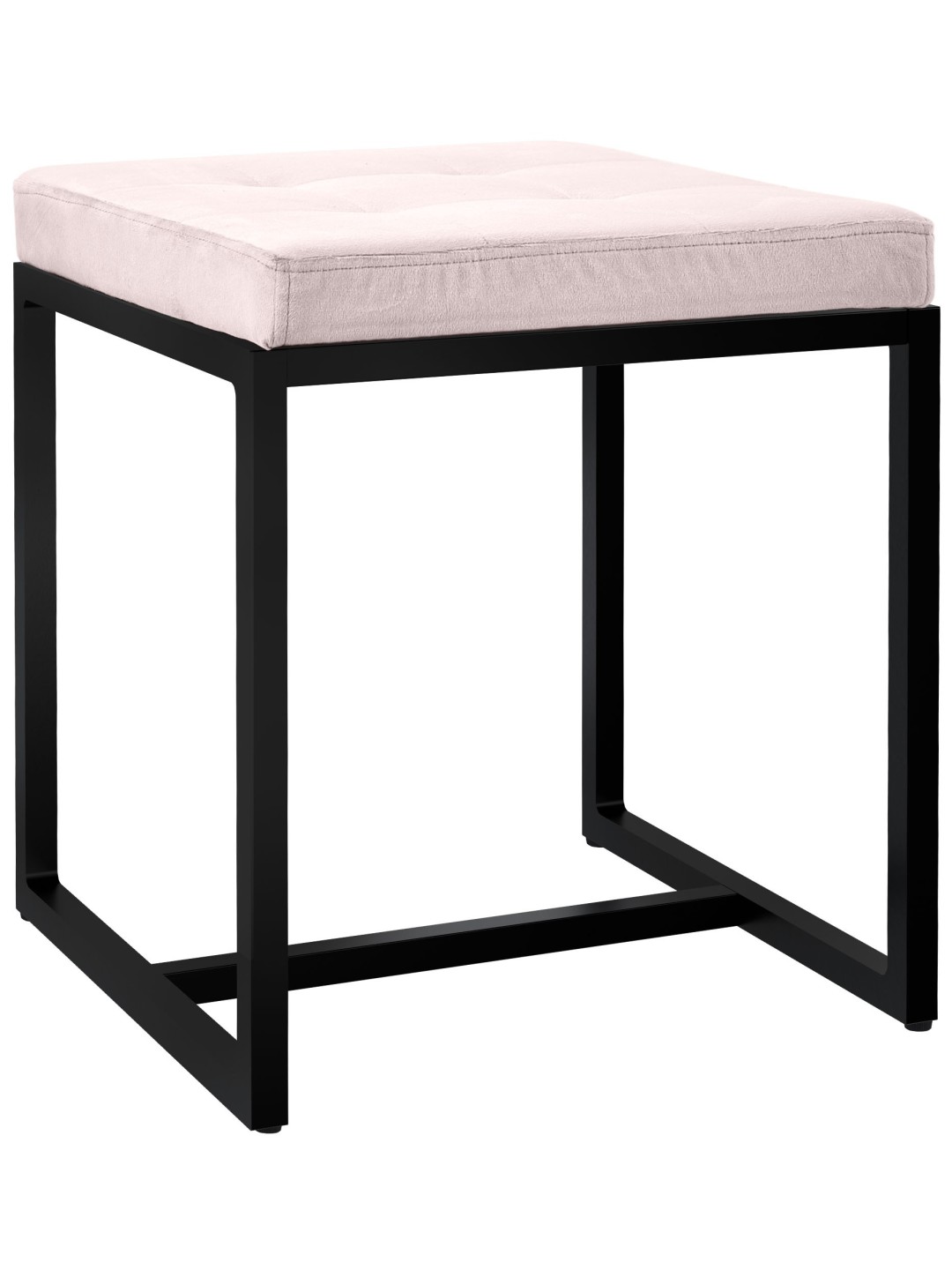 Tabouret Barci B velours, crème