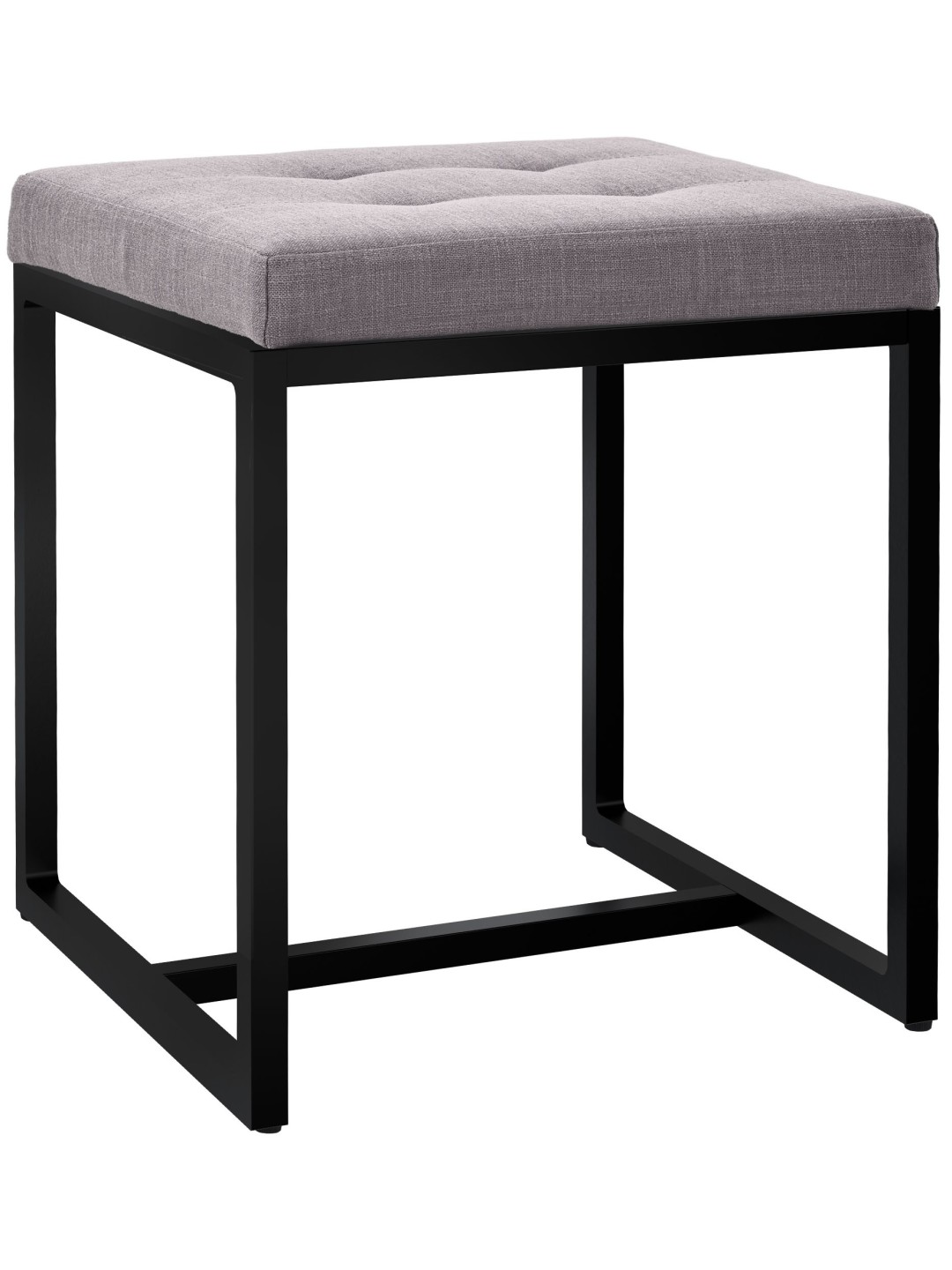 Tabouret Barci B tissu, gris